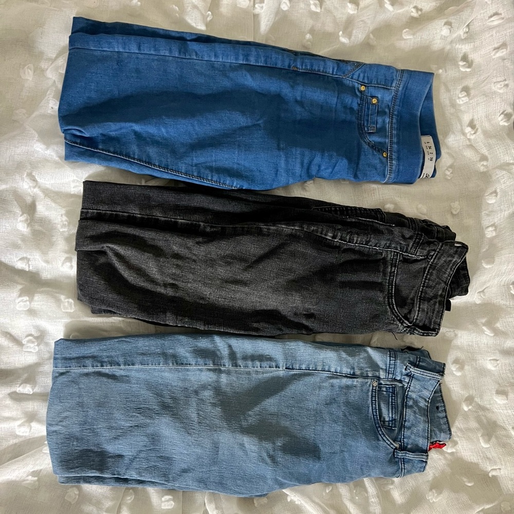 3 Pair of long skinny jeans | Size 2
